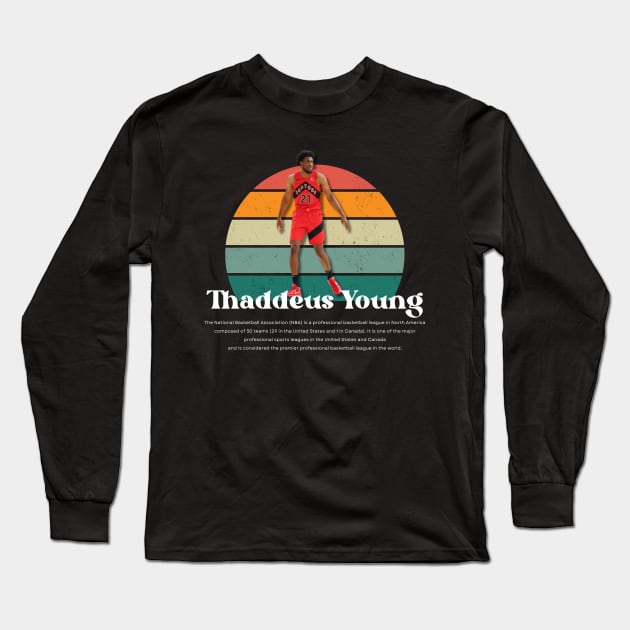 Thaddeus Young Vintage V1 Long Sleeve T-Shirt by Gojes Art